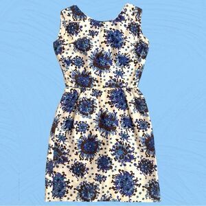 Vintage 50s 60s Nat Gordon for Liberty of London silk dress